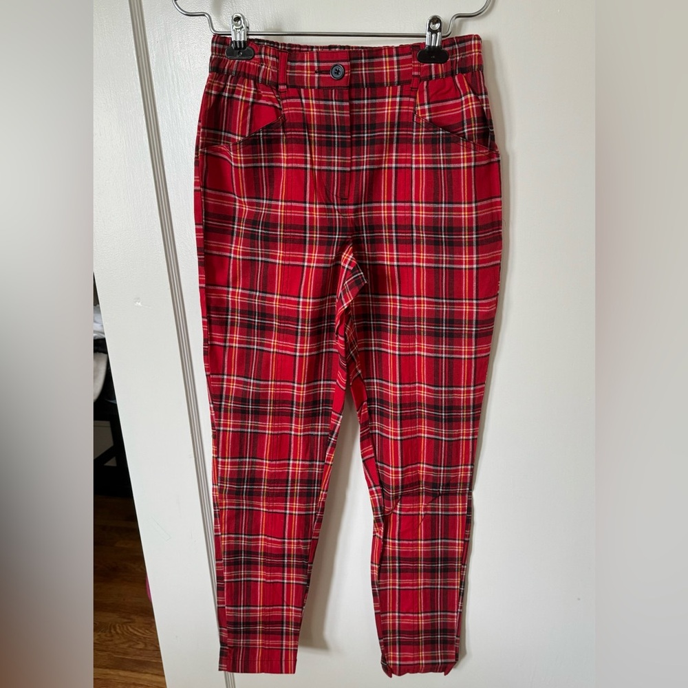 Urban Outfitters Cece Plaid Mom Pant